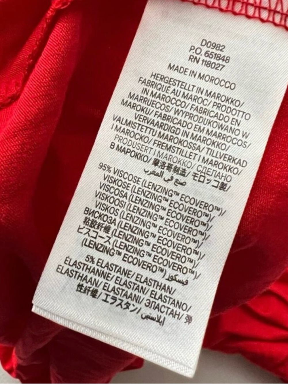 Boden Red Short-Sleeve Midi Dress - Picture 8 of 8